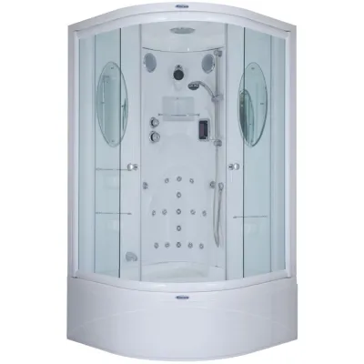 CANCUN Oval Kompakt Duşakabin - 110x110 h:215