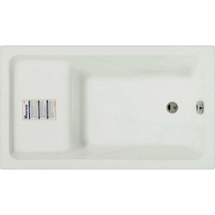 WICHITA Oturmalı Mini Dikdörtgen Küvet - 120x70 h:43