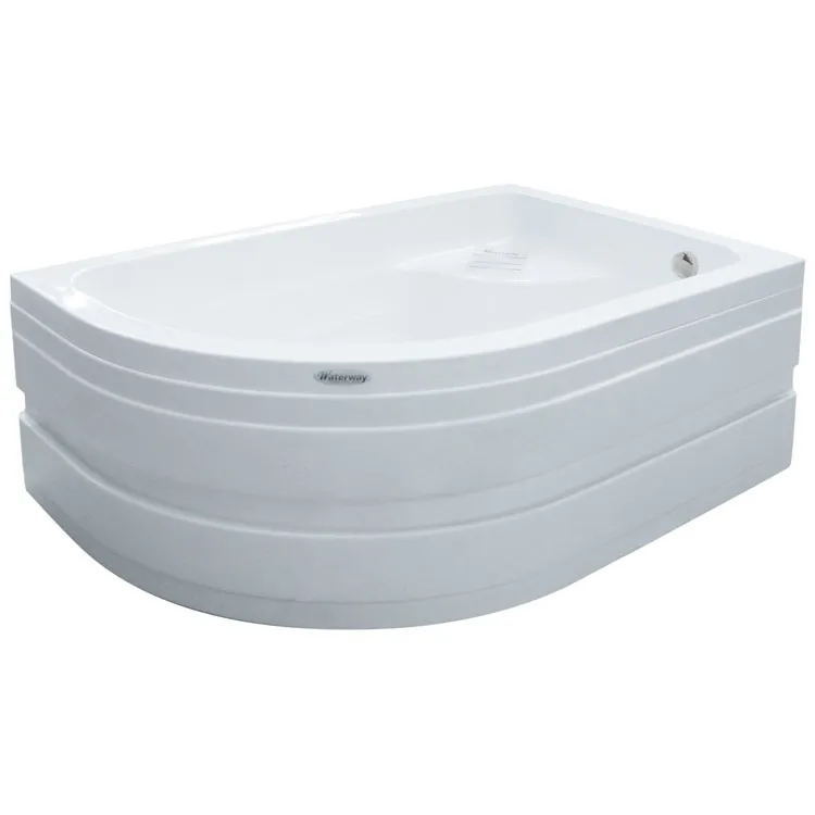 WASHINGTON Oturmalı Mini Yarı Oval Küvet - 110x90 h:43