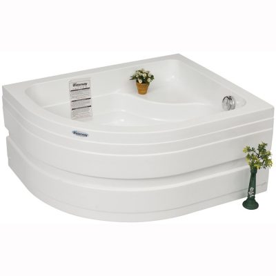 PALMA Oturmalı Mini Yarı Oval Küvet - 100x80 h:43